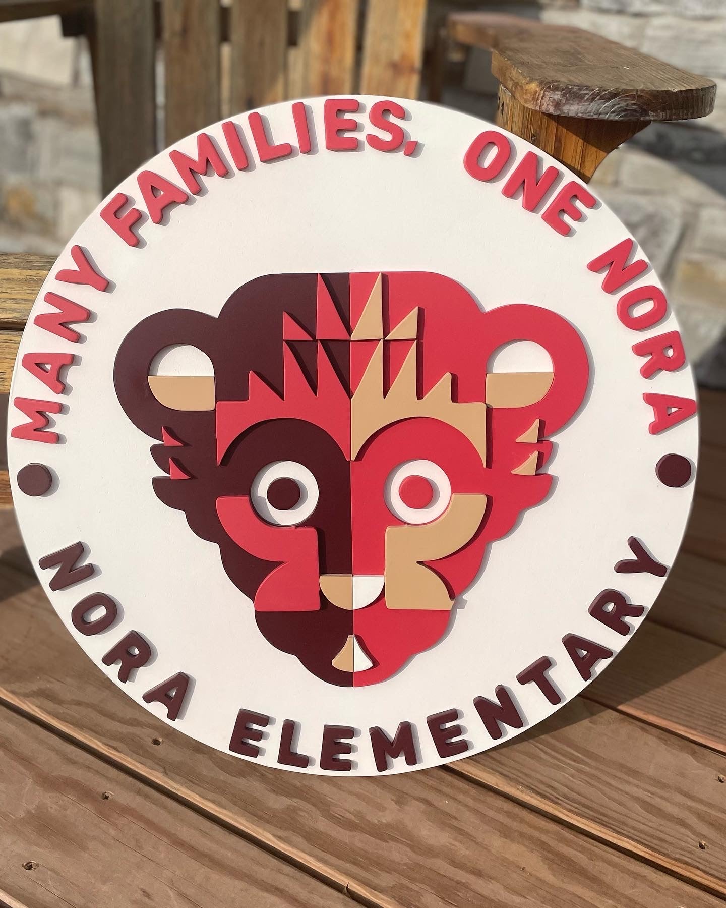 School Logo Signage-Unframed (Deposit)