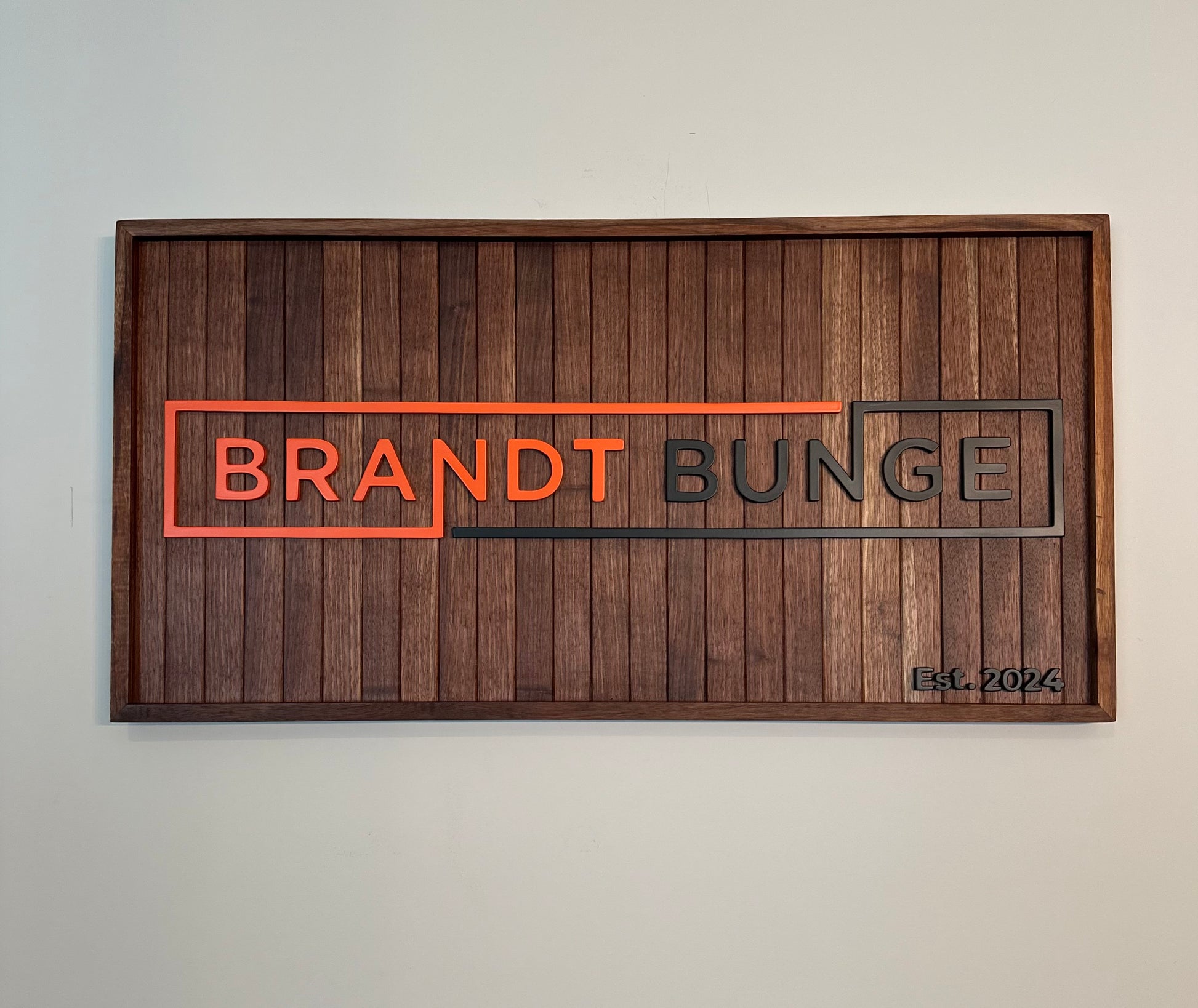 Small Business Logo Sign-Framed (deposit)