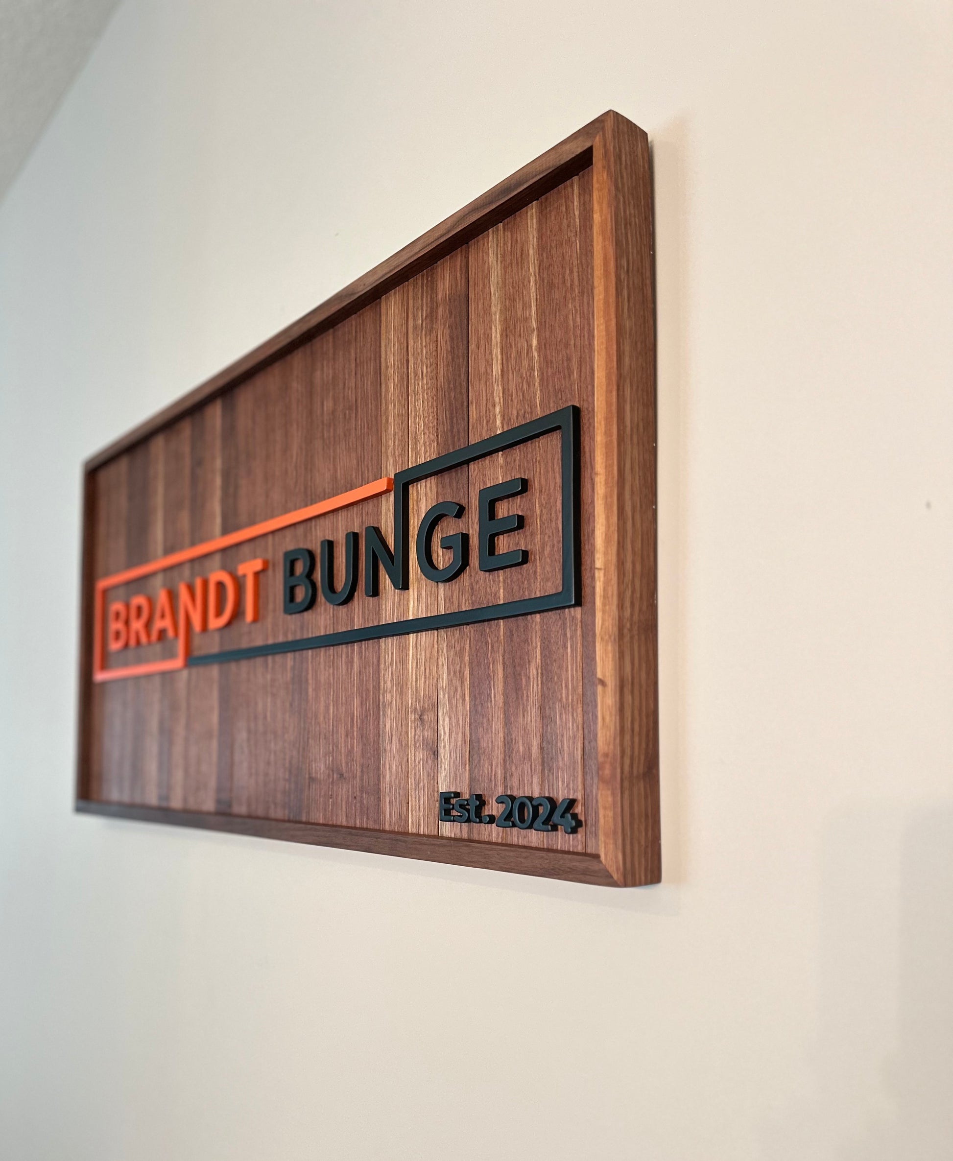 Small Business Logo Sign-Framed (deposit)