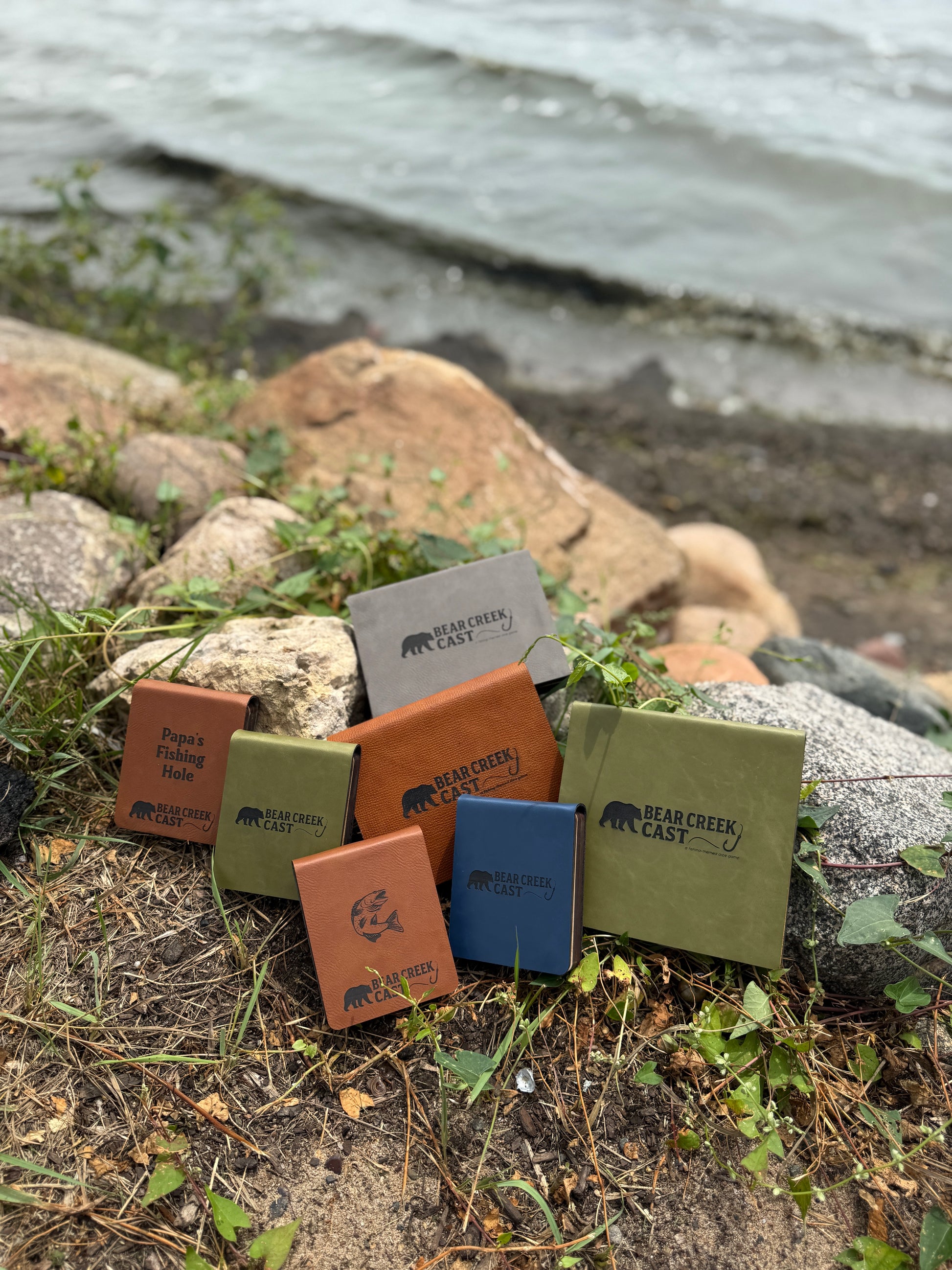 Bear Creek Cast – A Fishing-Themed Dice Board Game, Experienced Angler, Travel Fishing Game