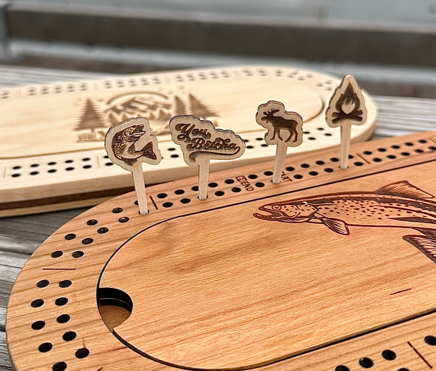 Custom Icon Cribbage Pegs