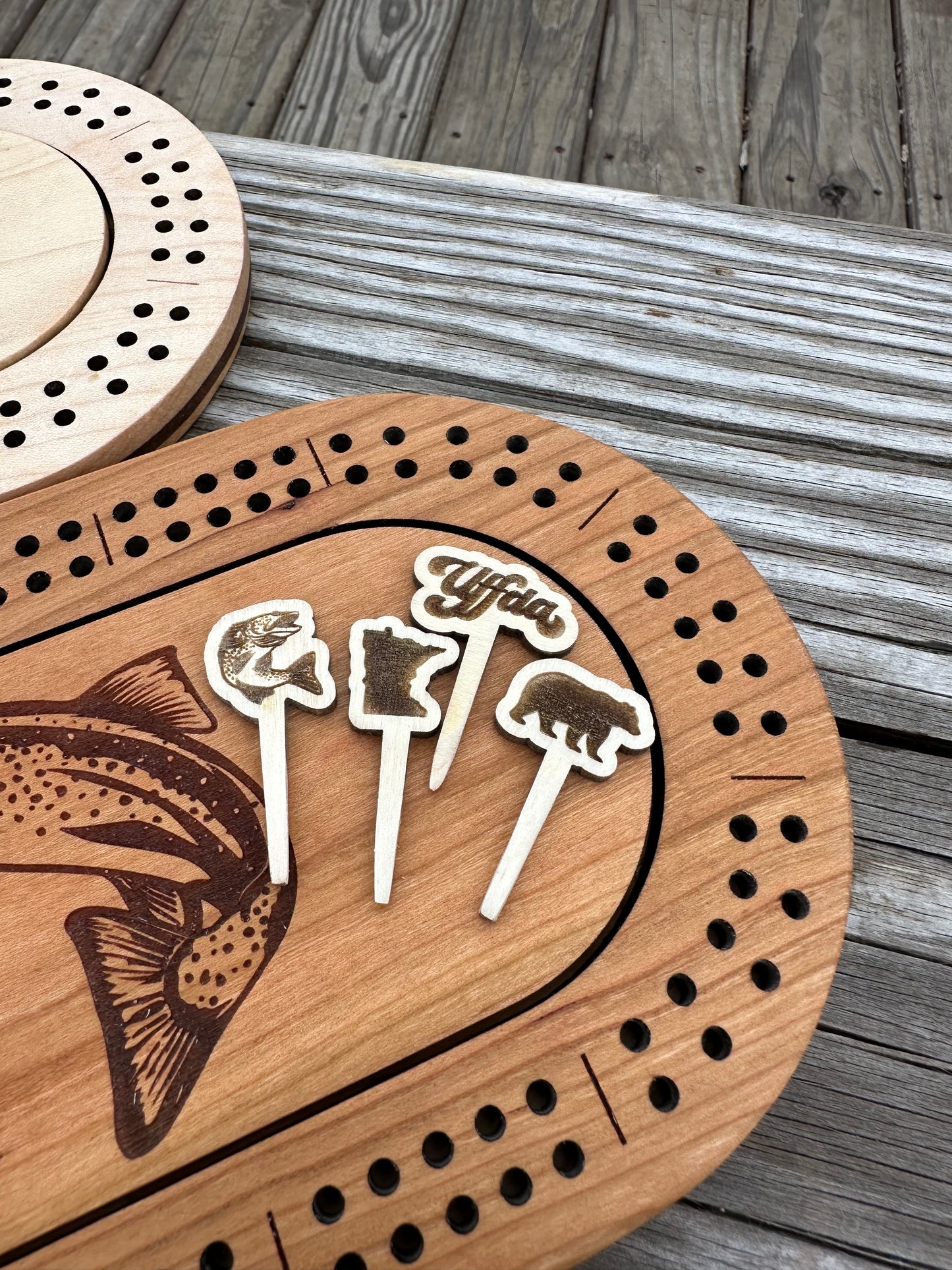 Custom Icon Cribbage Pegs