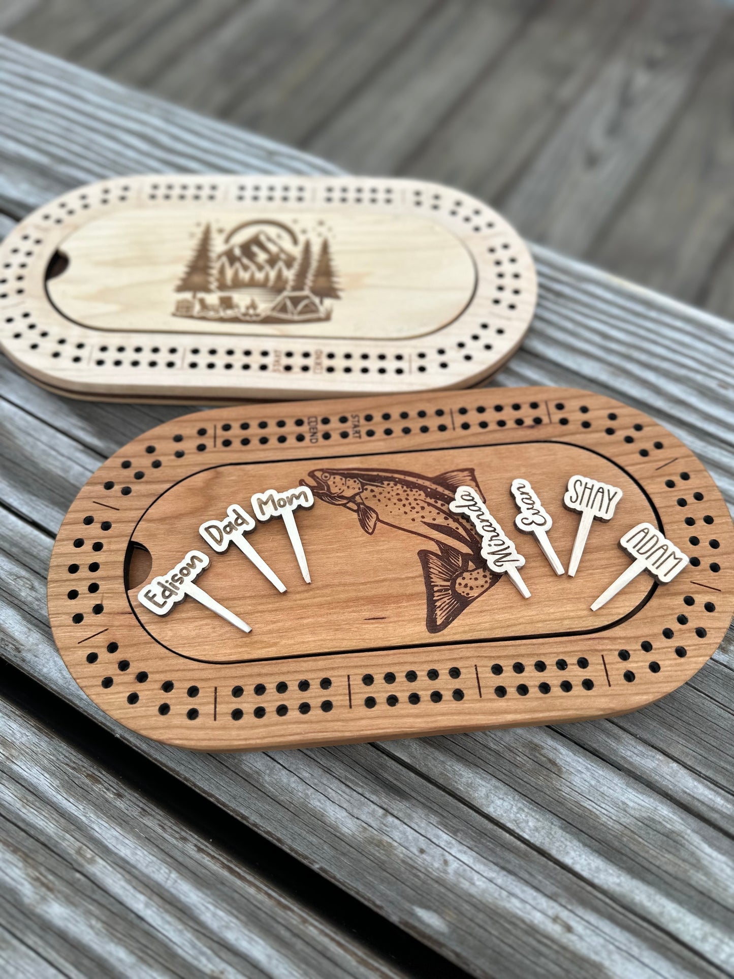 Custom Personalized Cribbage Pegs