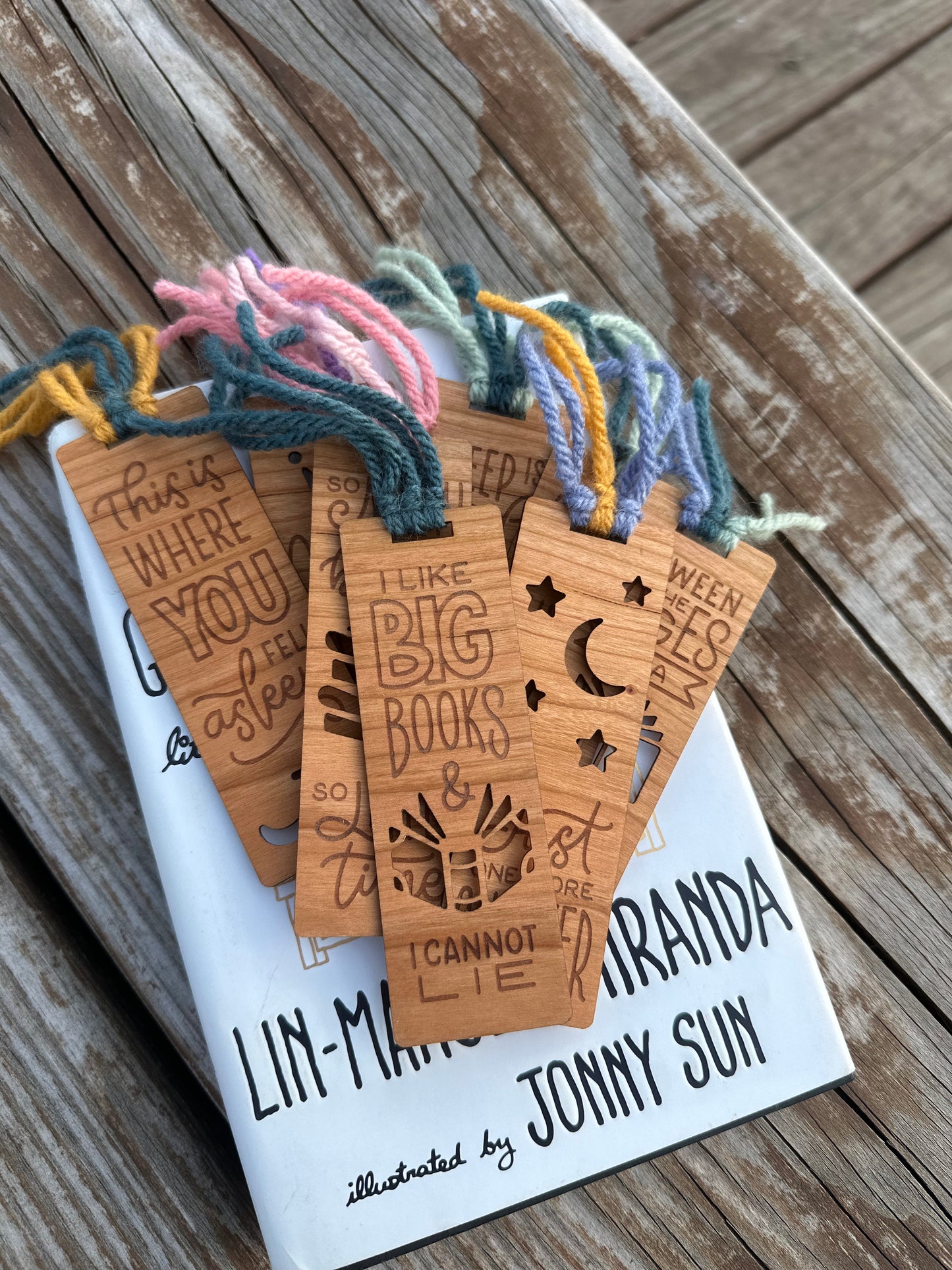 Wooden Bookmarks | Gift for Book lover | Unique Bookmarks