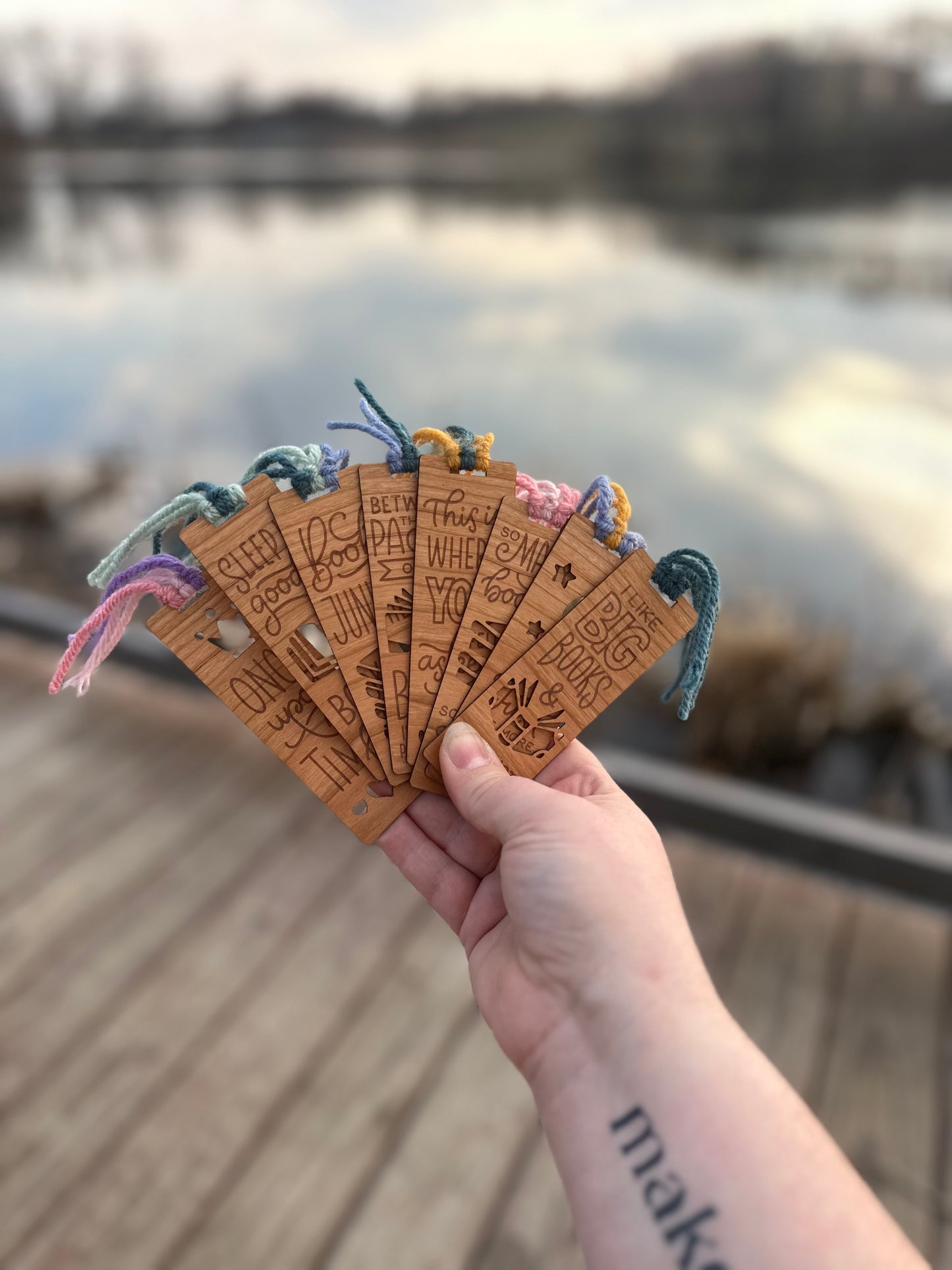 Wooden Bookmarks | Gift for Book lover | Unique Bookmarks