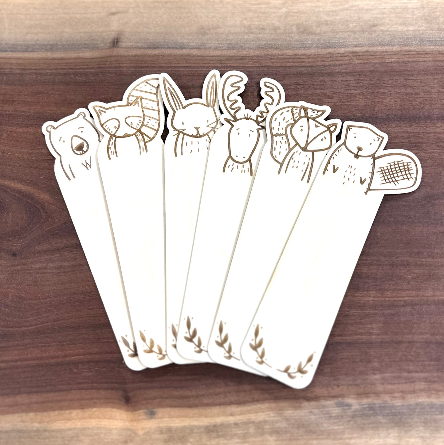 Custom Animal Bookmarks | Kids Bookmarks | Wooden Bookmarks