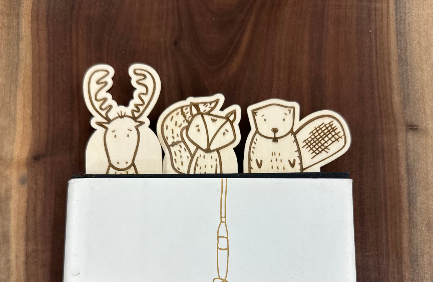 Custom Animal Bookmarks | Kids Bookmarks | Wooden Bookmarks