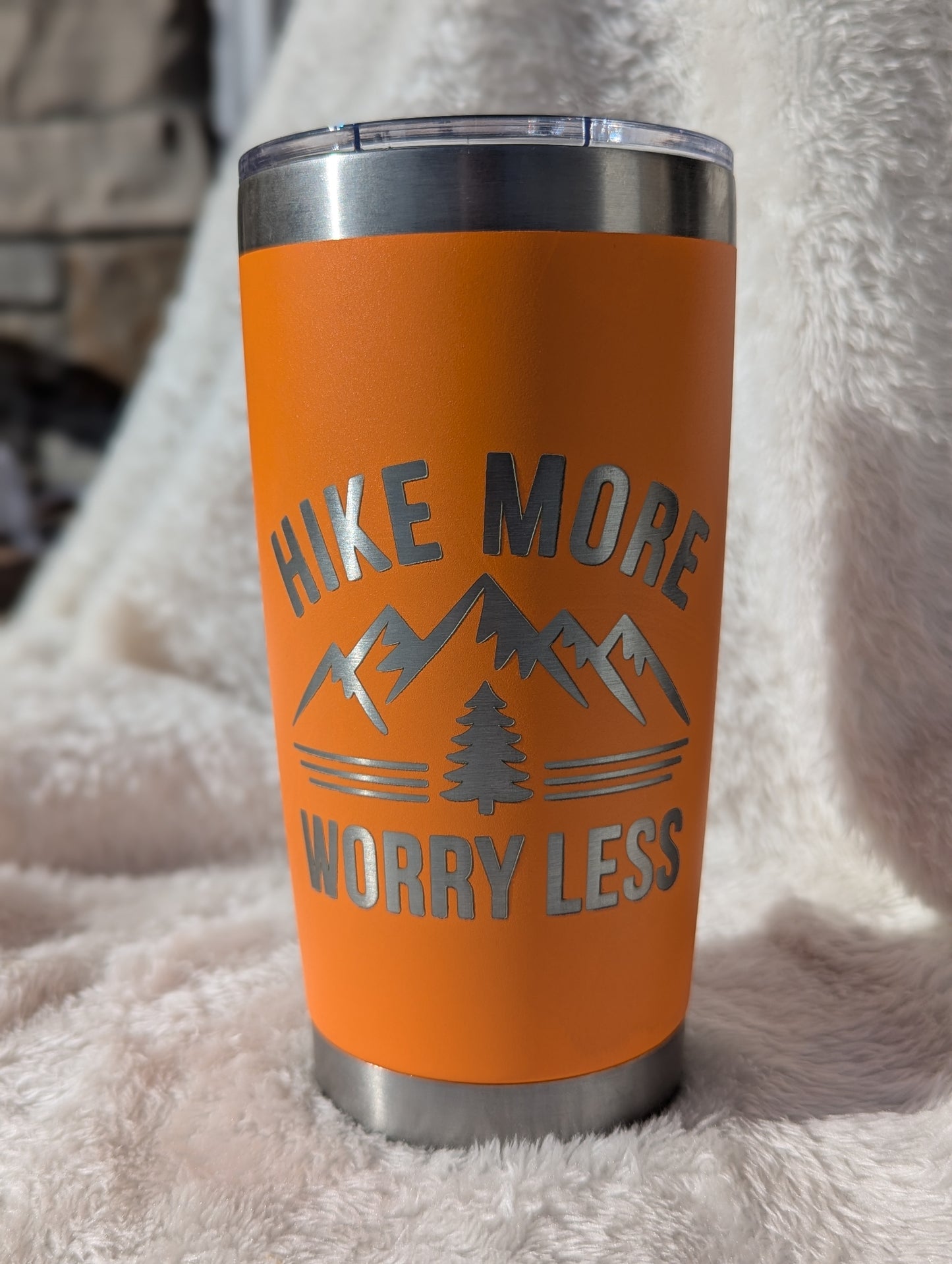 Hike More / Worry Less Tumbler