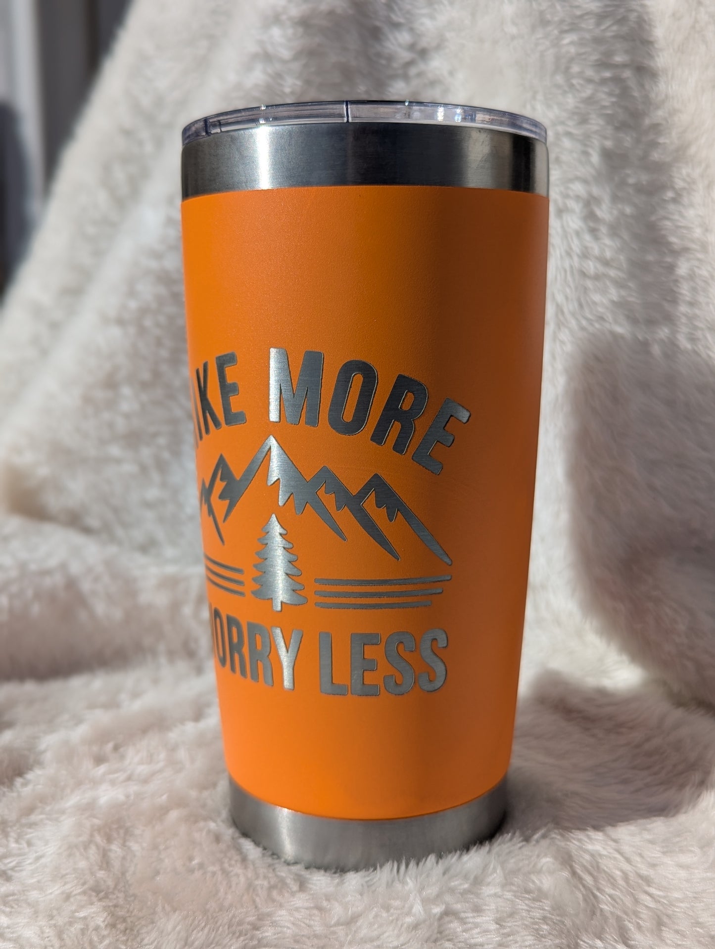Hike More / Worry Less Tumbler