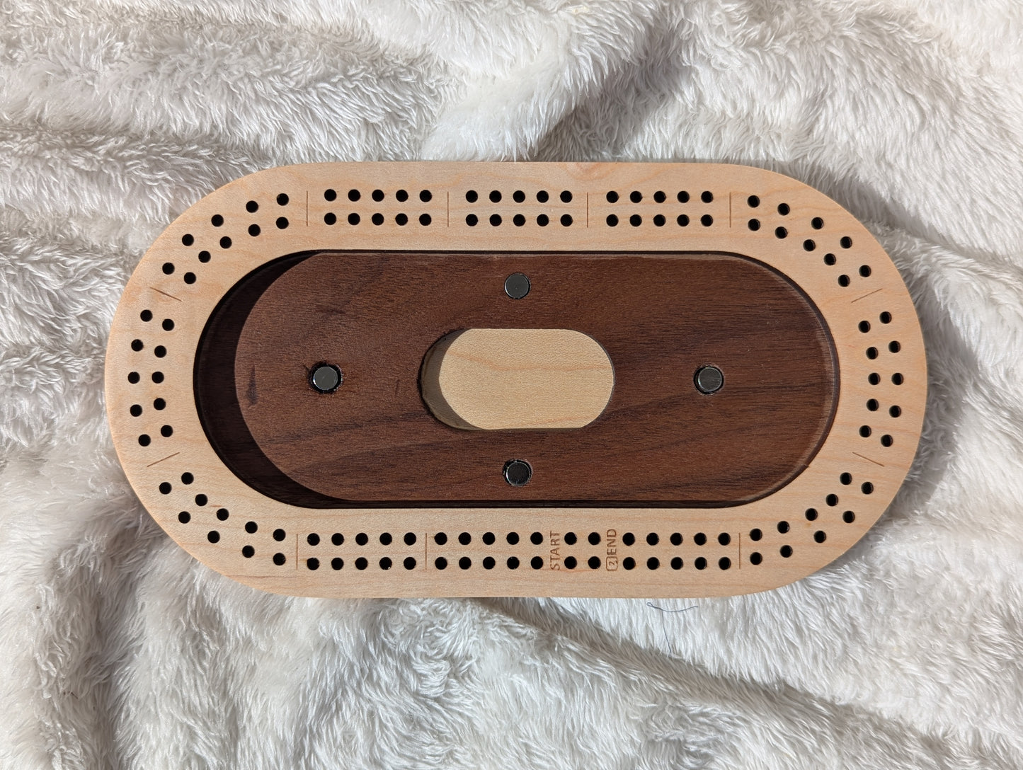 Camping Mini-Cribbage Board