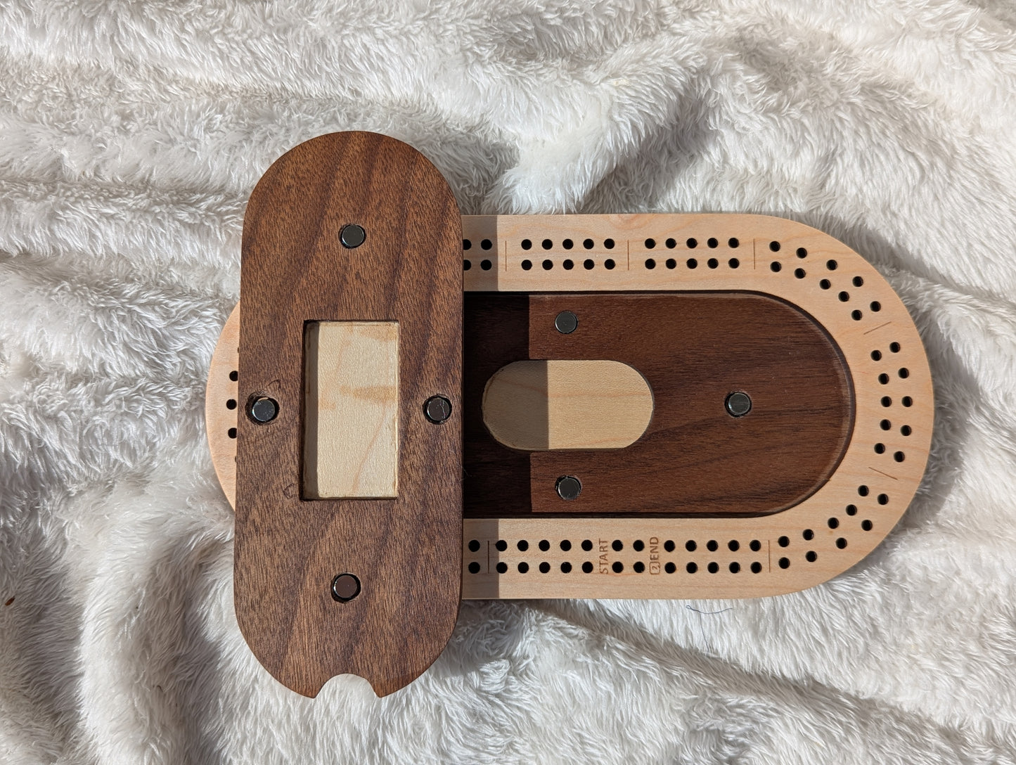 Camping Mini-Cribbage Board