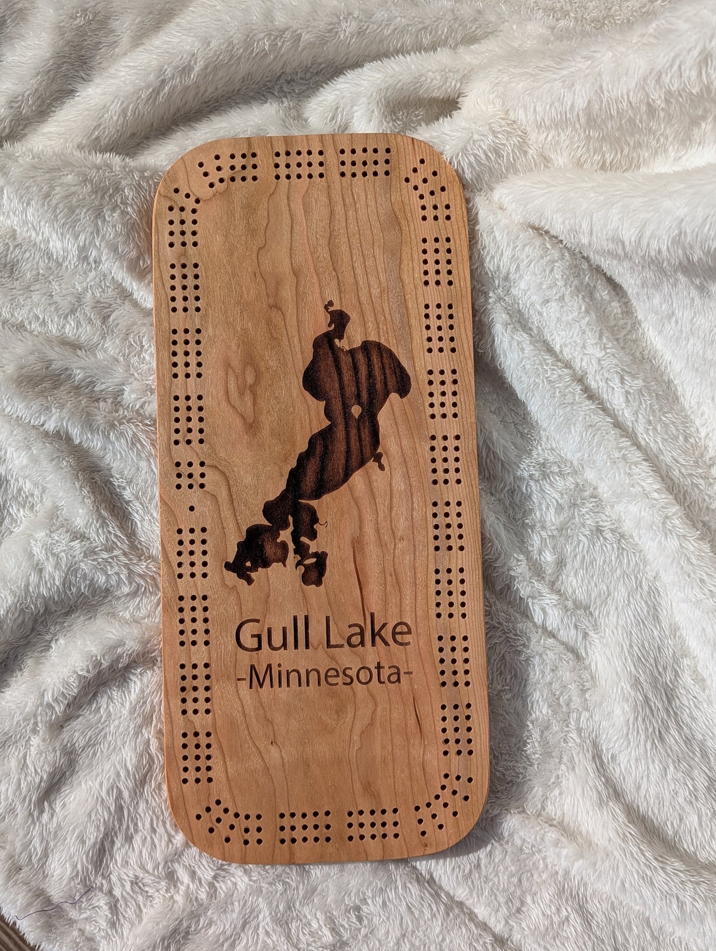 Lake Cribbage Board