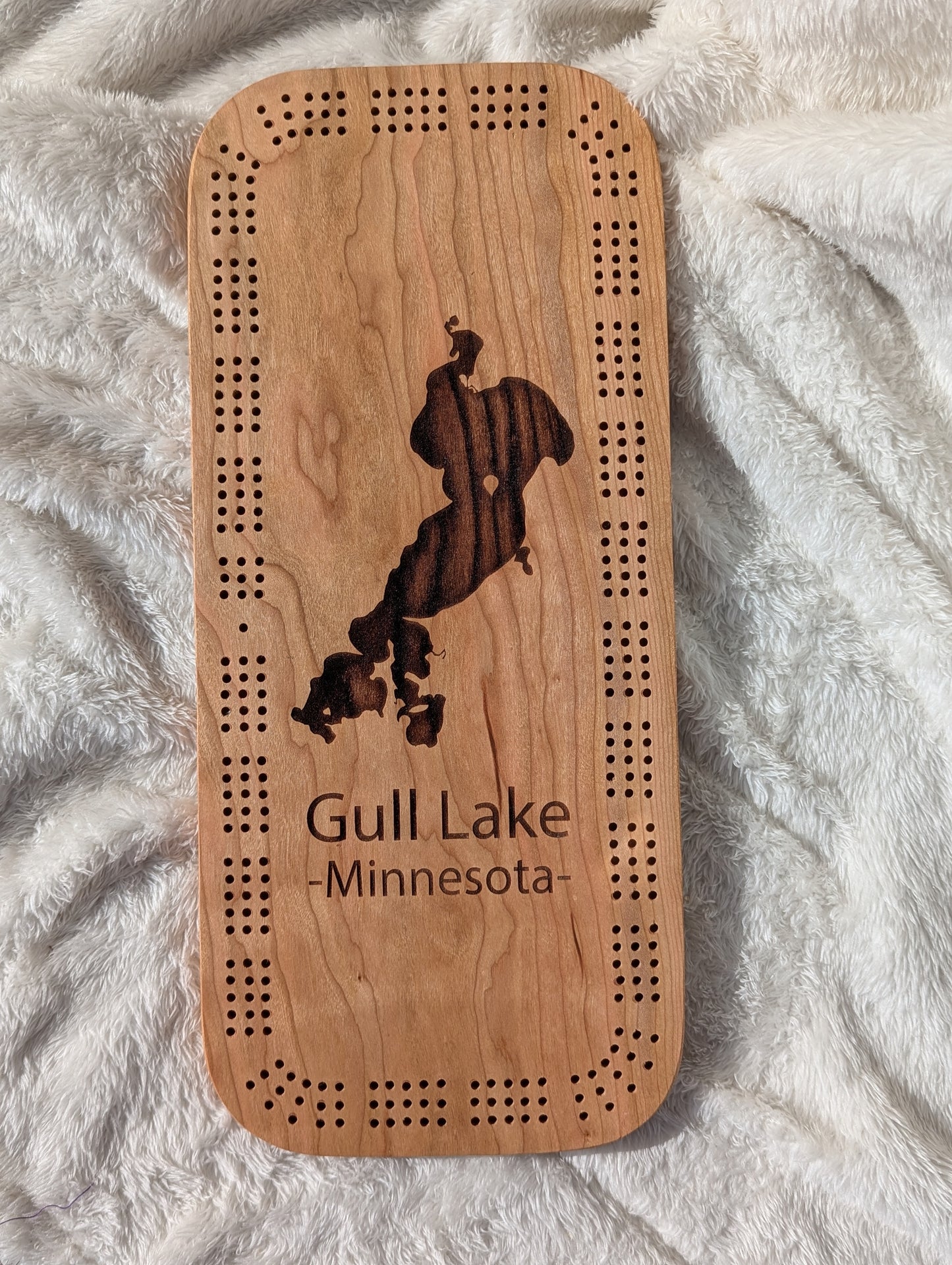 Lake Cribbage Board