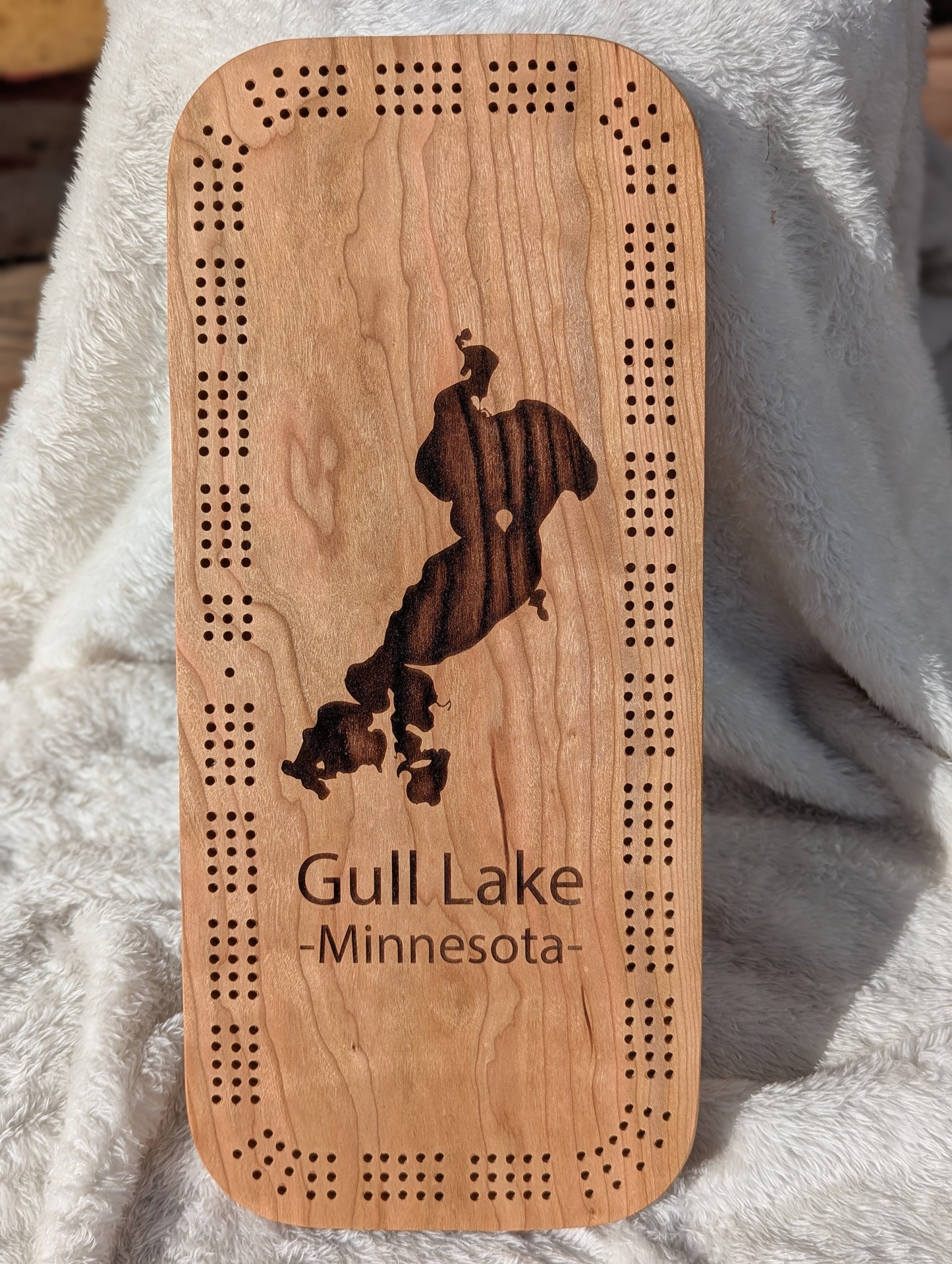 Lake Cribbage Board