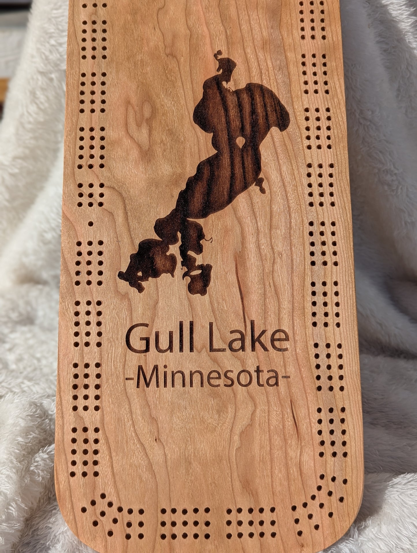 Lake Cribbage Board