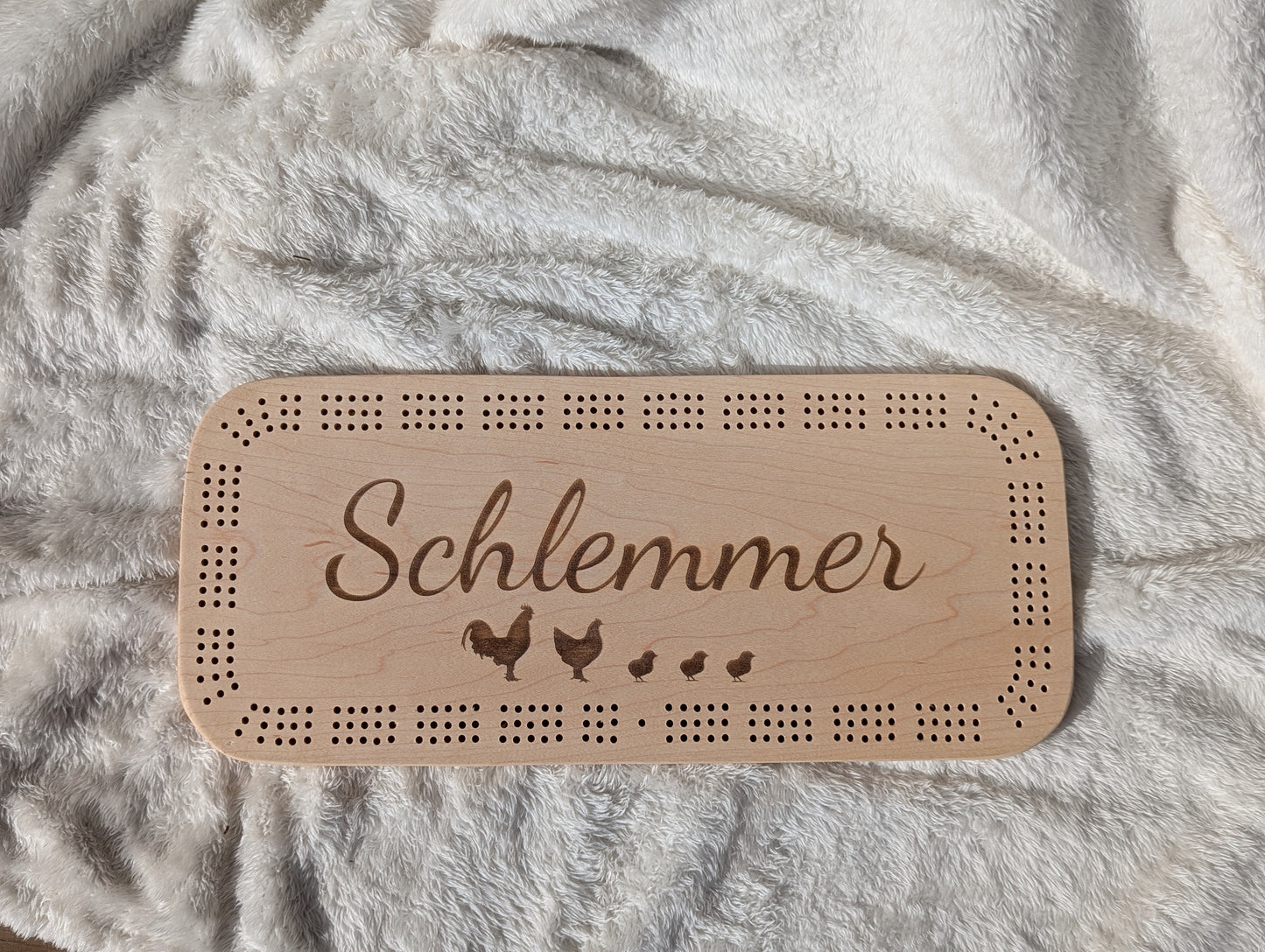 Family Name Cribbage Board