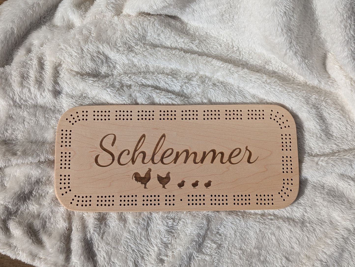 Family Name Cribbage Board