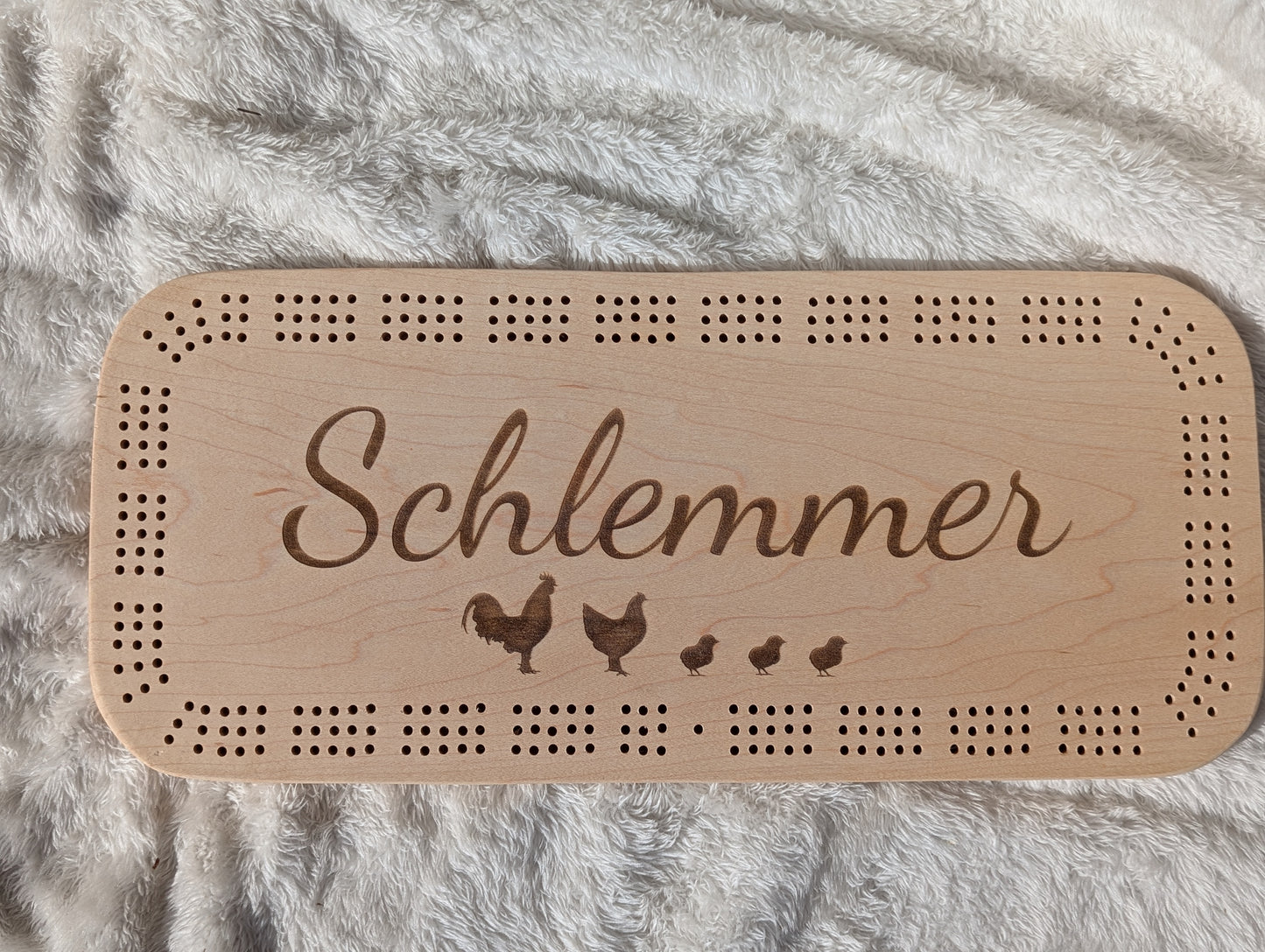 Family Name Cribbage Board