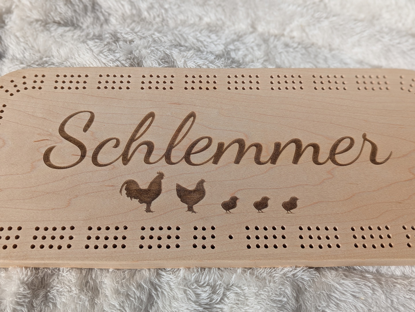 Family Name Cribbage Board
