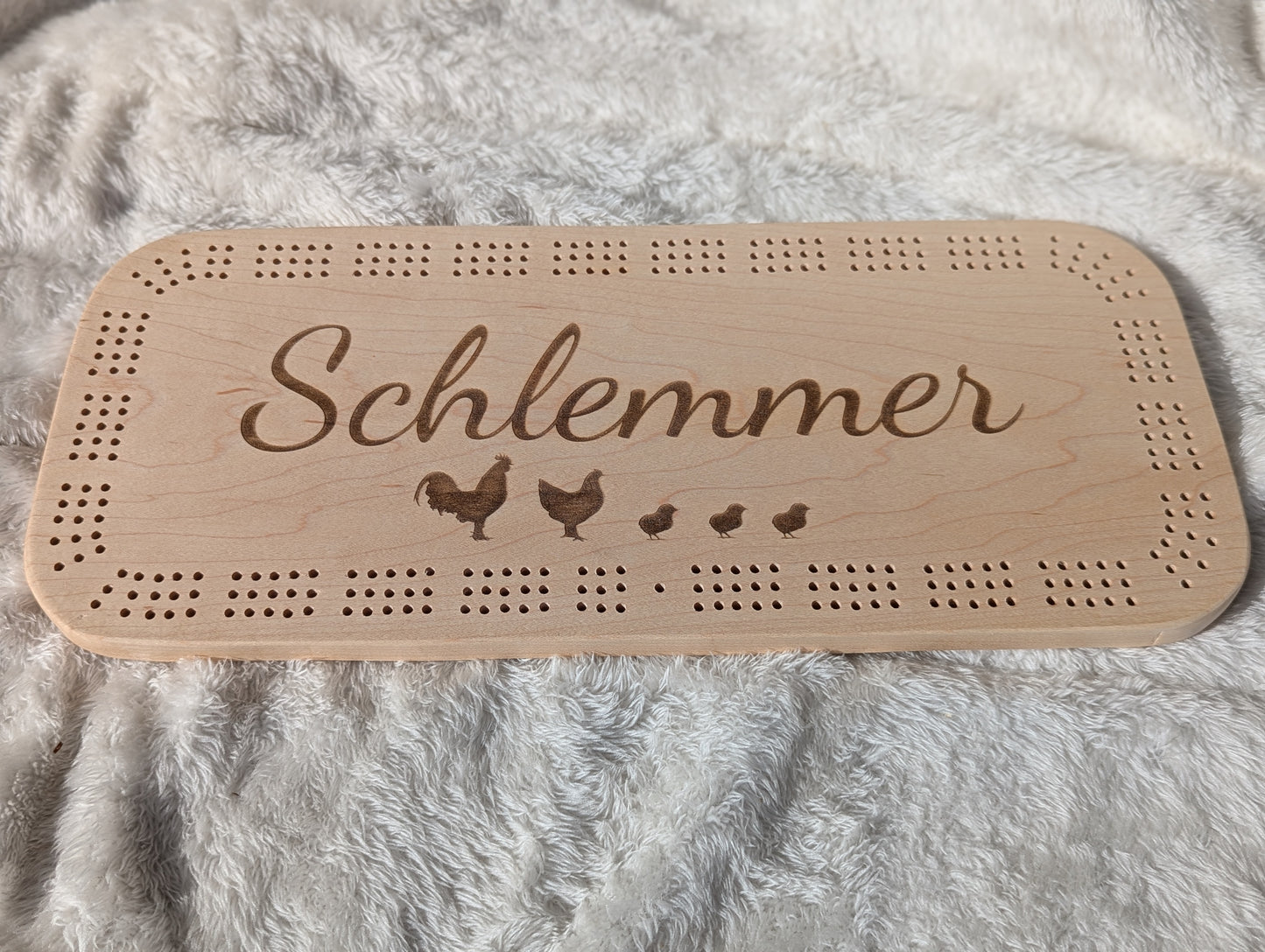 Family Name Cribbage Board