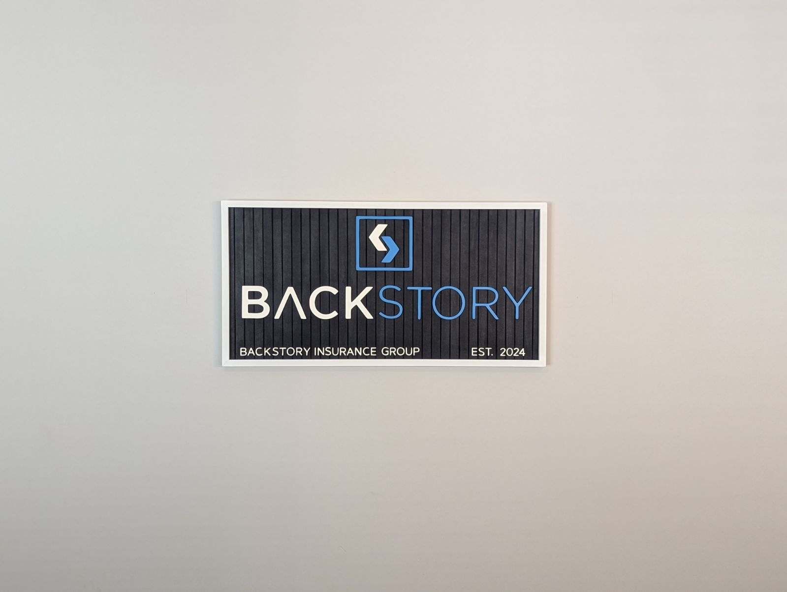 Small Business Logo Sign-Framed (deposit)