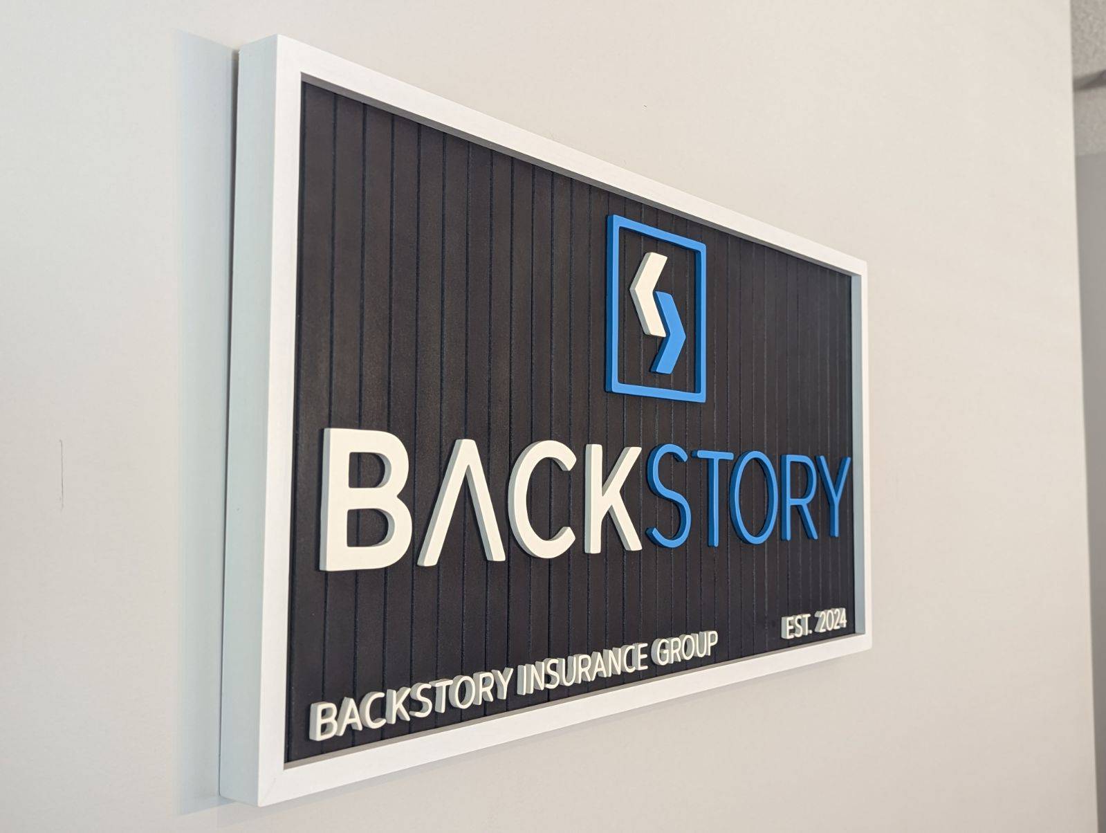 Small Business Logo Sign-Framed (deposit)