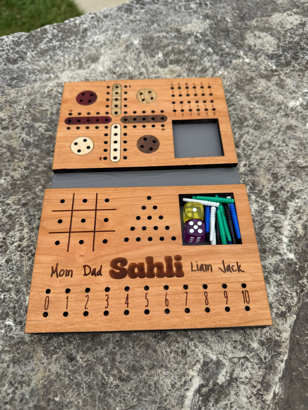 Wandering Bear Travel Game Set-5 games in one