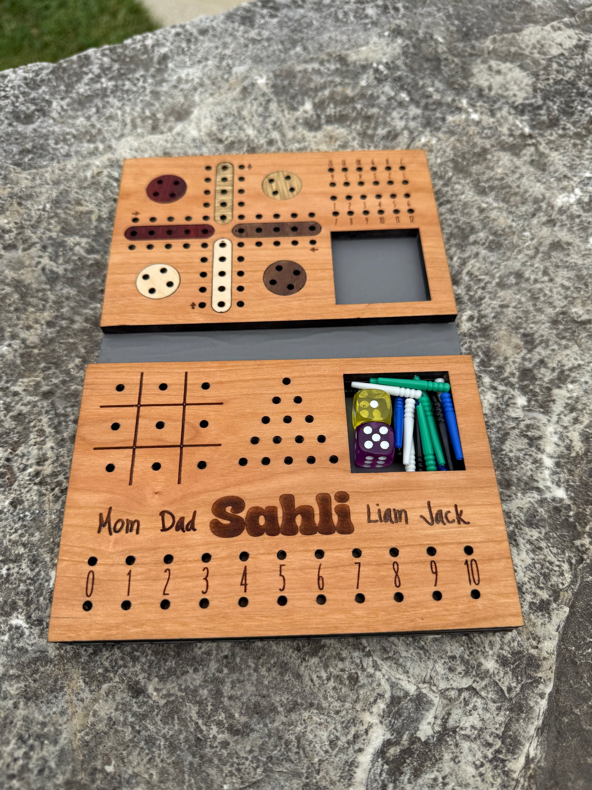 Wandering Bear Travel Game Set-5 games in one