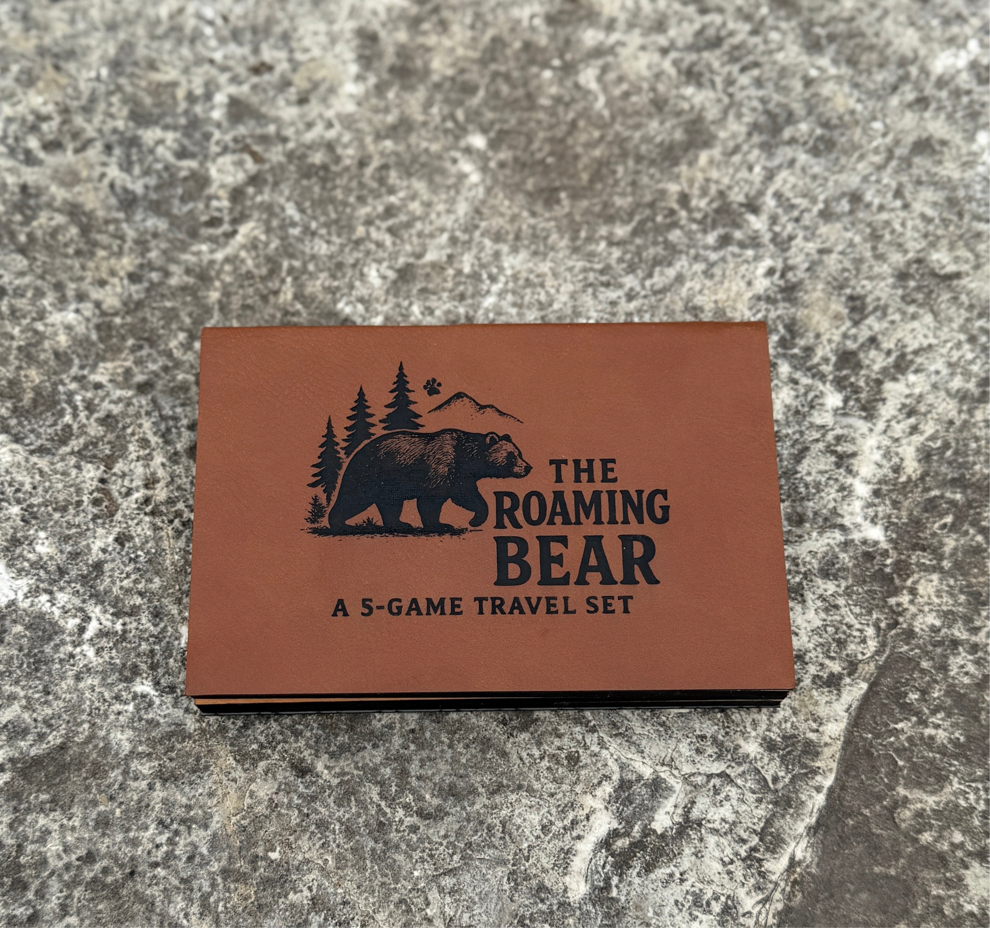 Wandering Bear Travel Game Set-5 games in one