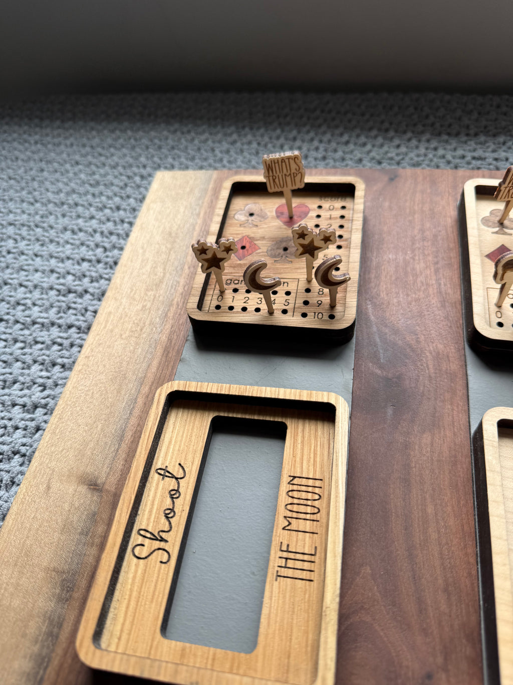 Travel Euchre Scoreboard Set