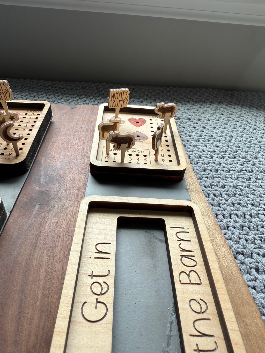 Travel Euchre Scoreboard Set