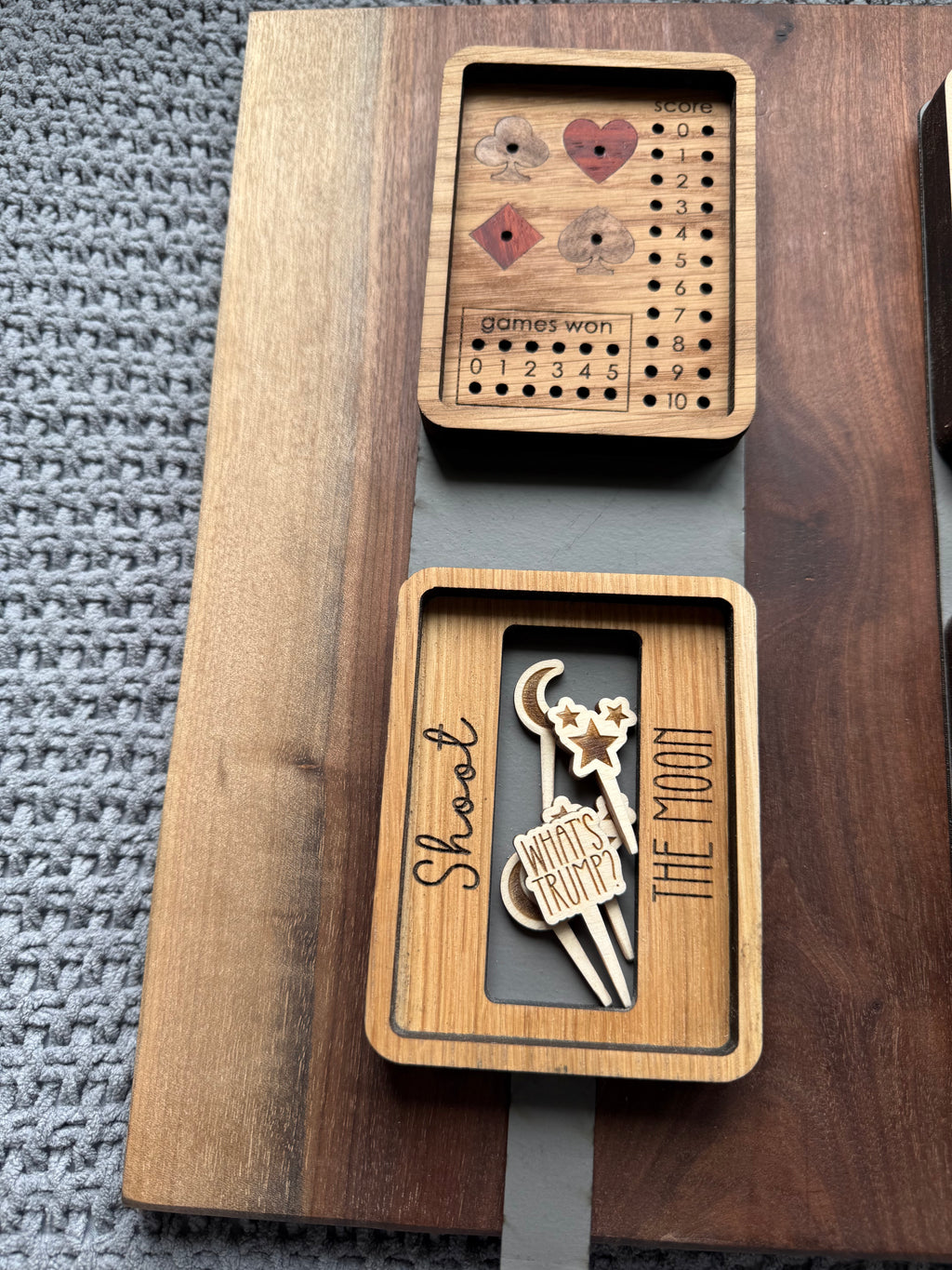 Travel Euchre Scoreboard Set