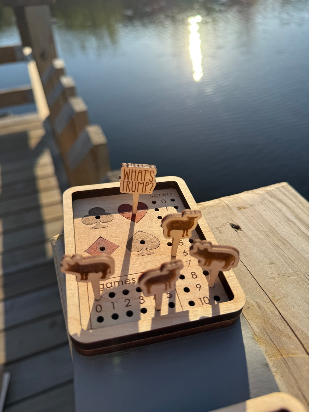 Travel Euchre Scoreboard Set