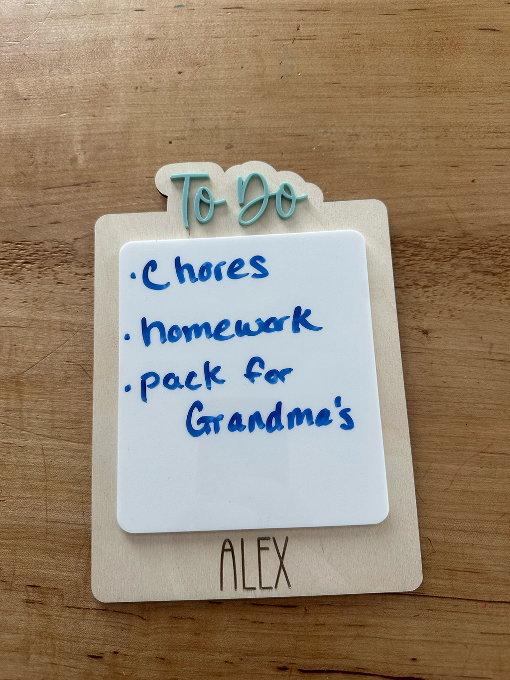 Personalized White Board To Do List