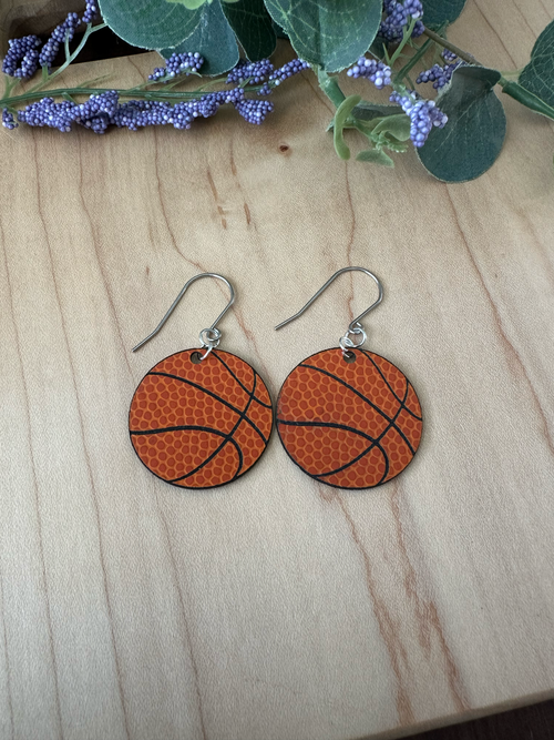 Basketball Earrings