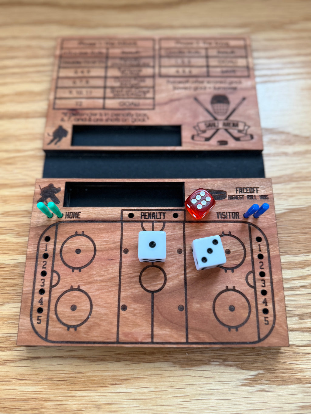 Hockey Dice Game, Travel Hockey Game