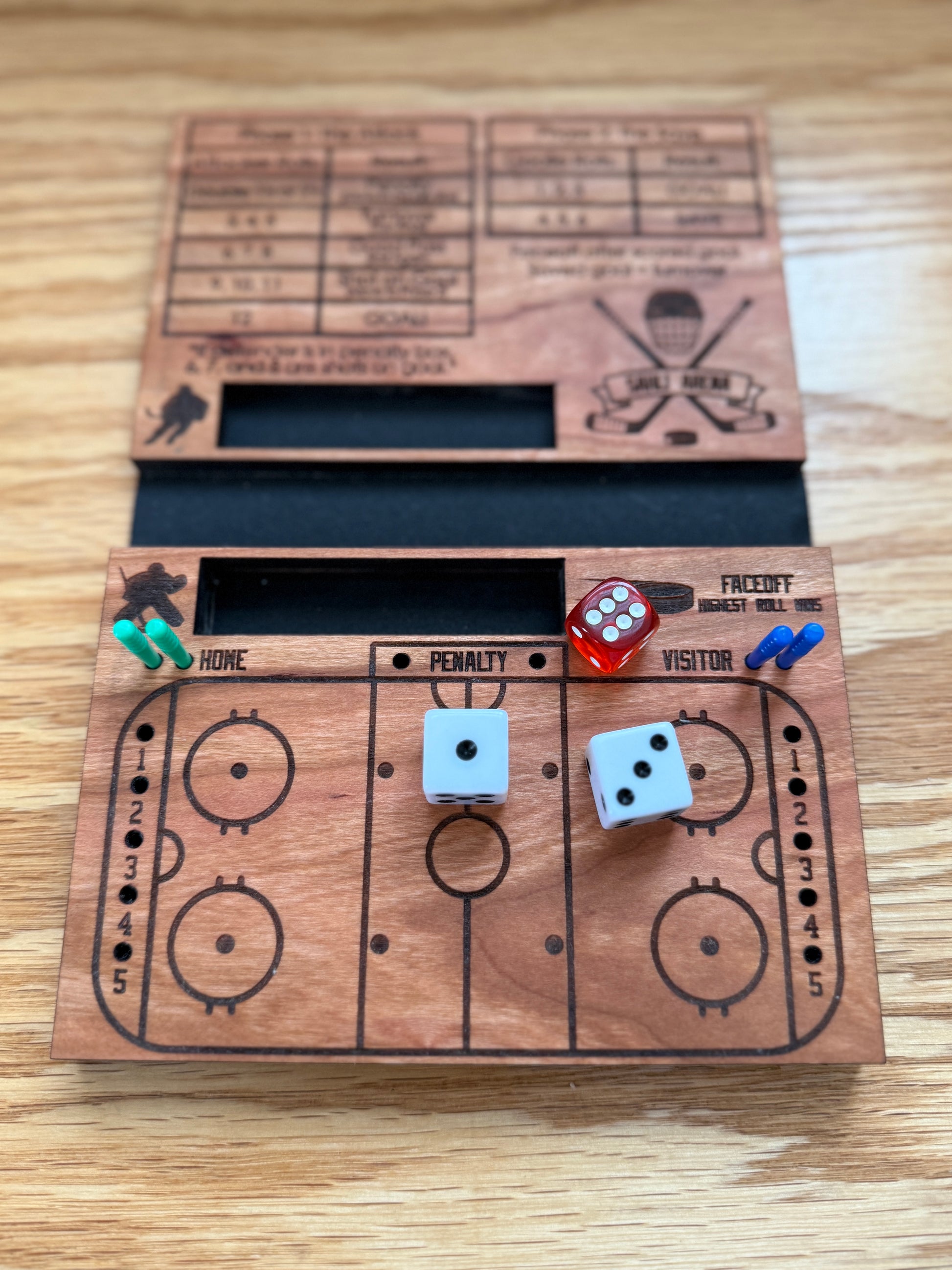 Hockey Dice Game, Travel Hockey Game