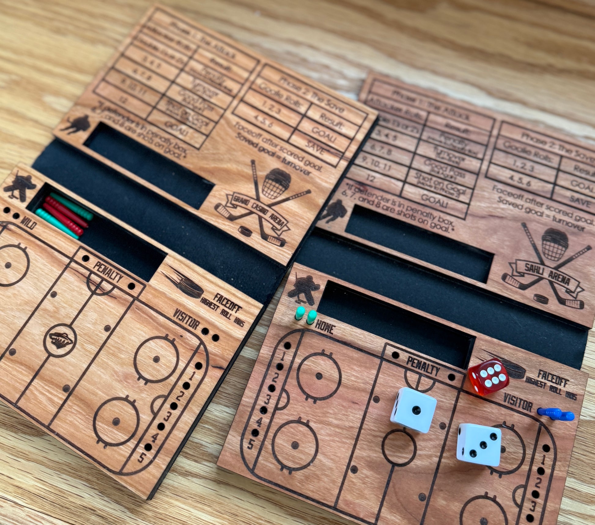 Hockey Dice Game, Travel Hockey Game