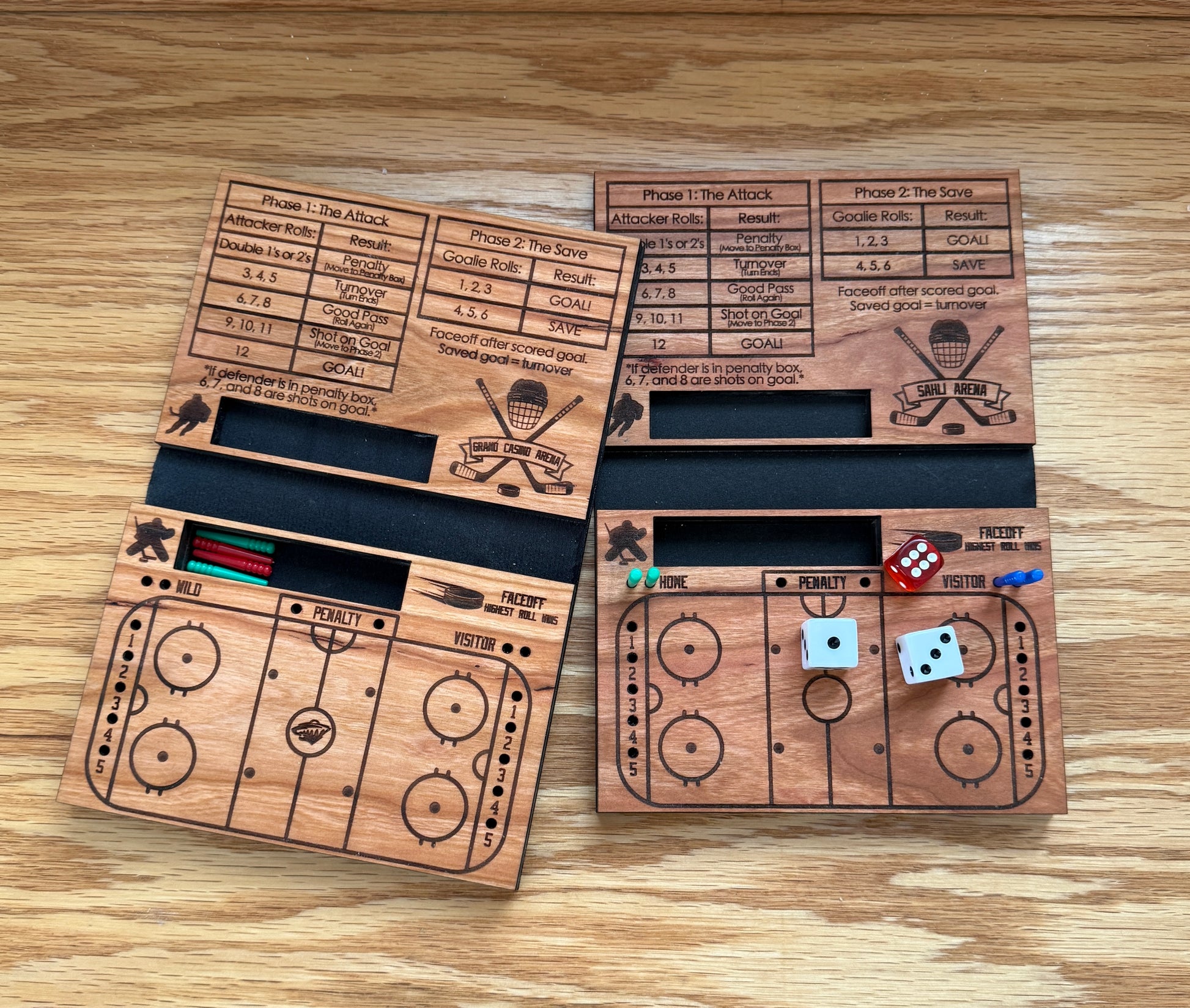 Hockey Dice Game, Travel Hockey Game