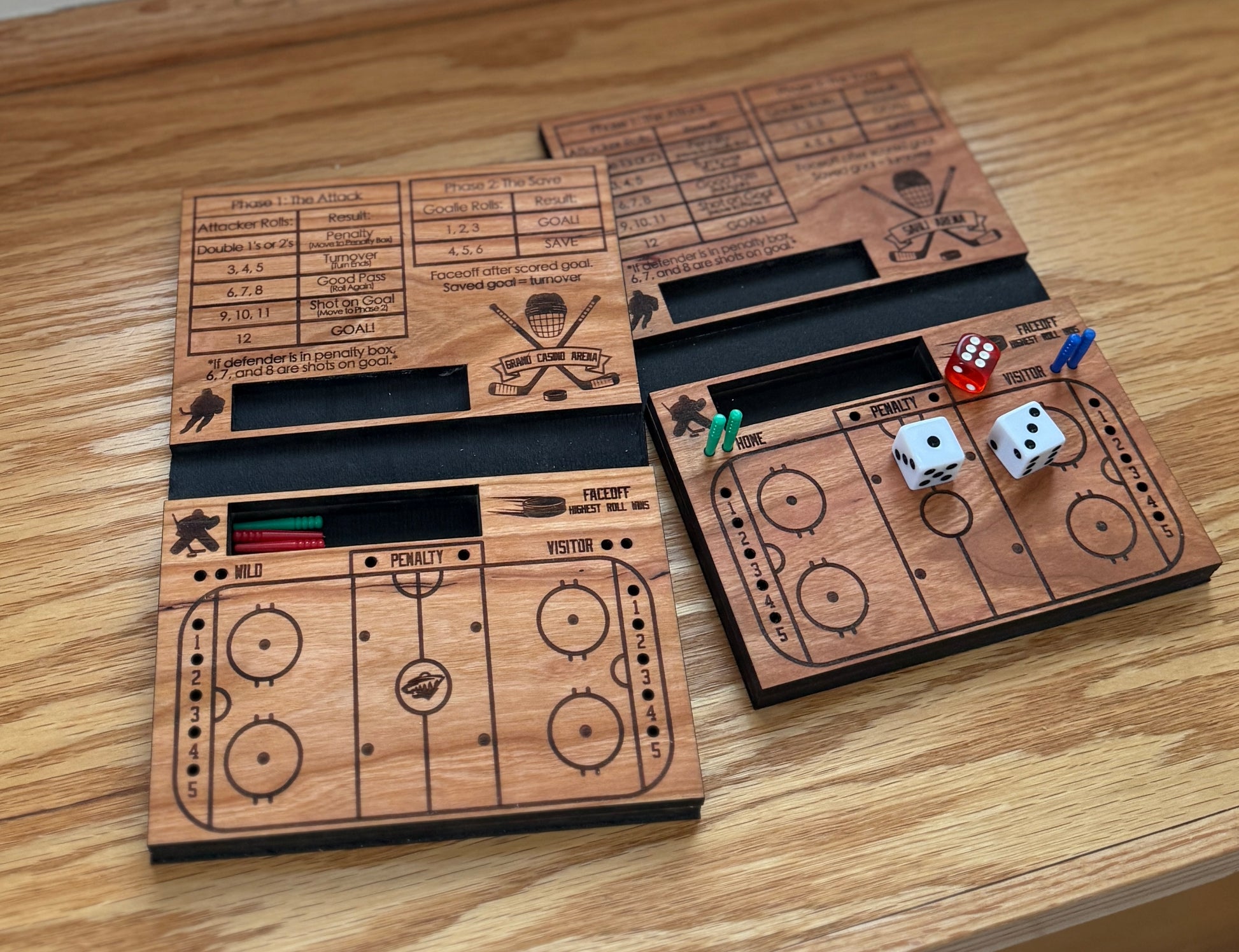 Hockey Dice Game, Travel Hockey Game