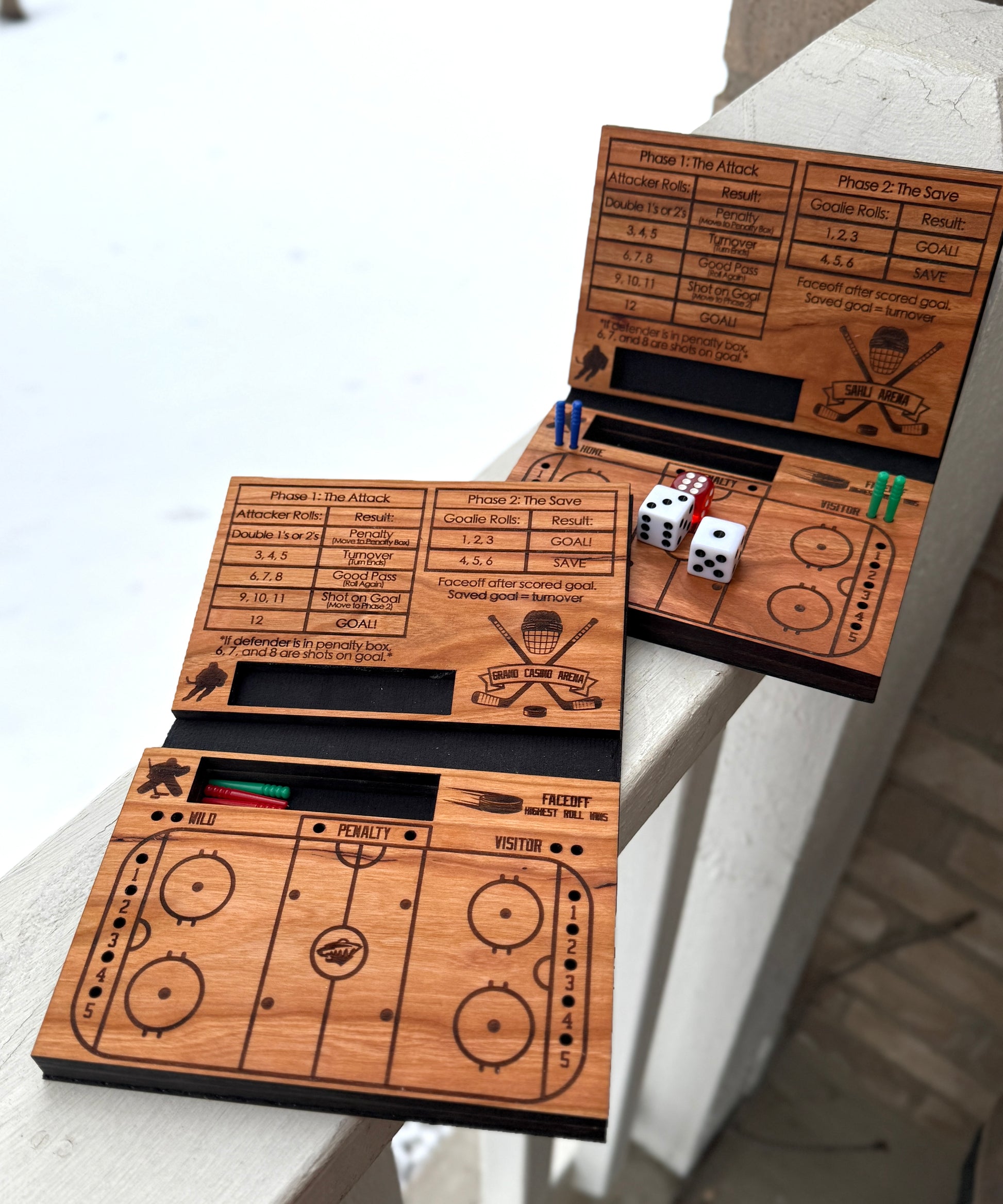 Hockey Dice Game, Travel Hockey Game