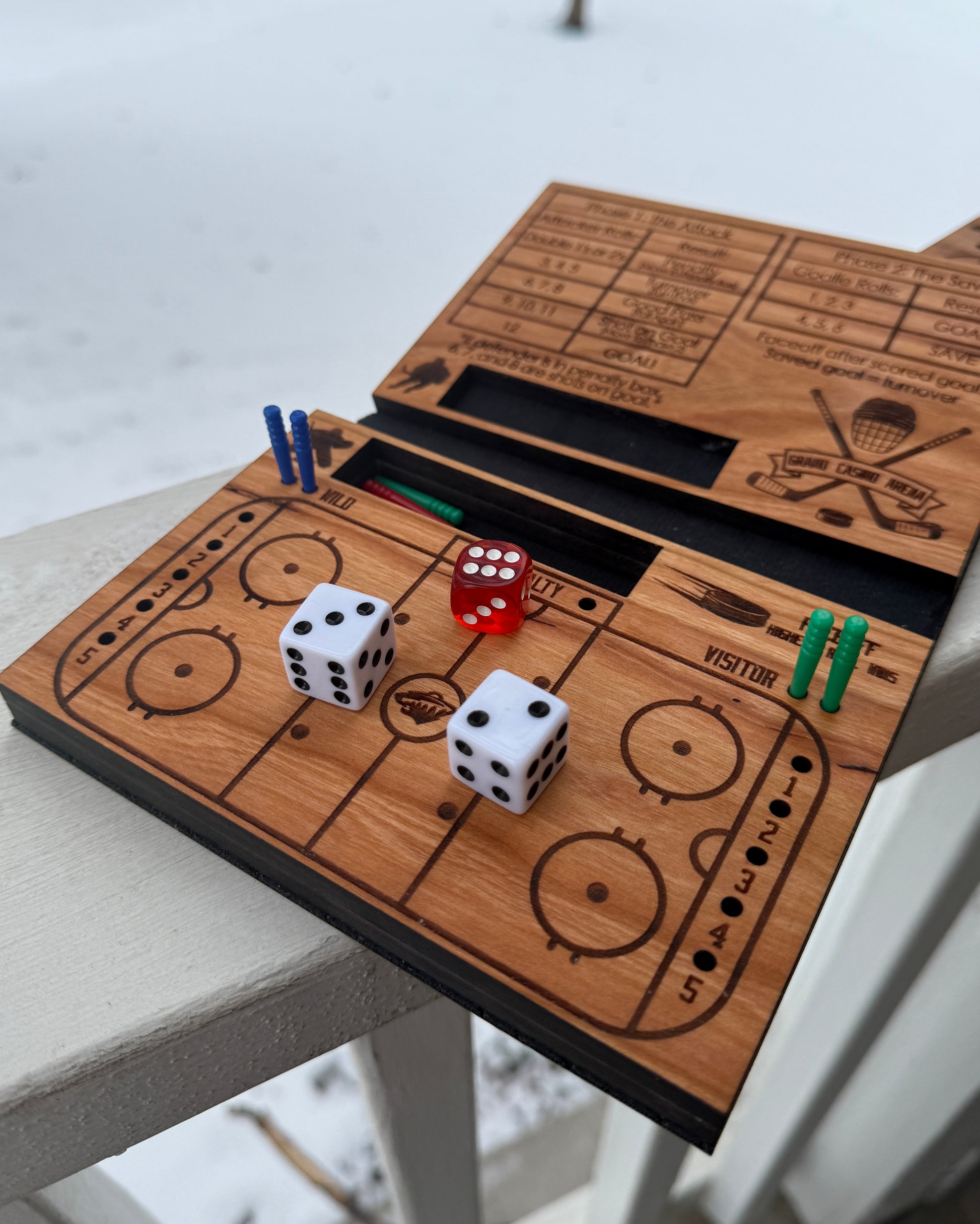 Hockey Dice Game, Travel Hockey Game