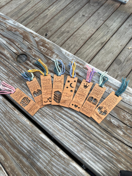 Wooden Bookmarks | Gift for Book lover | Unique Bookmarks