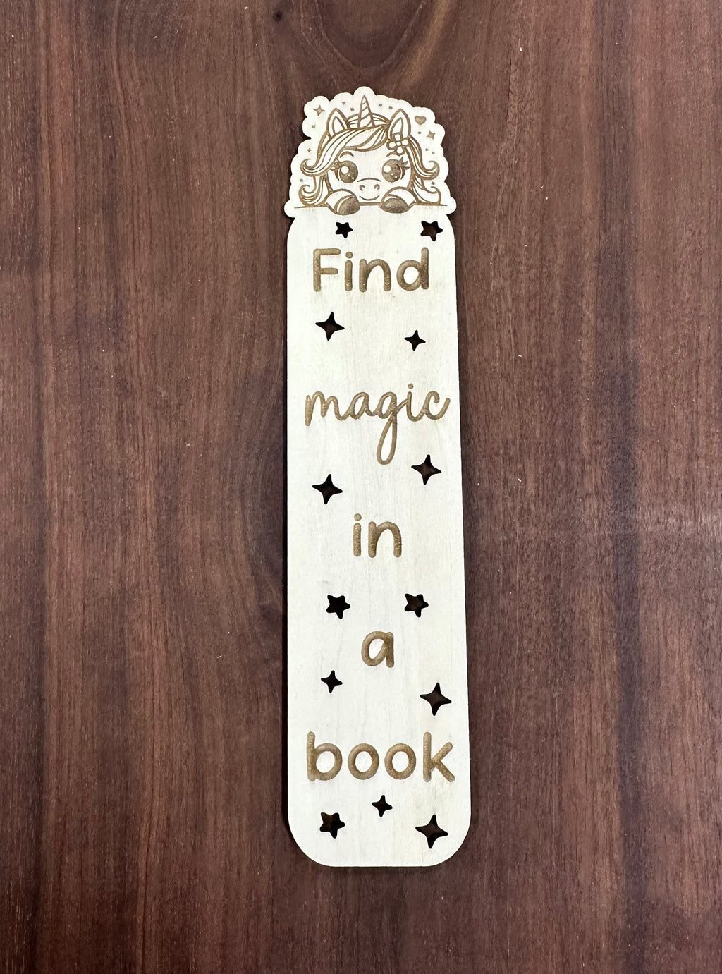 Kids Punny Wooden Bookmarks