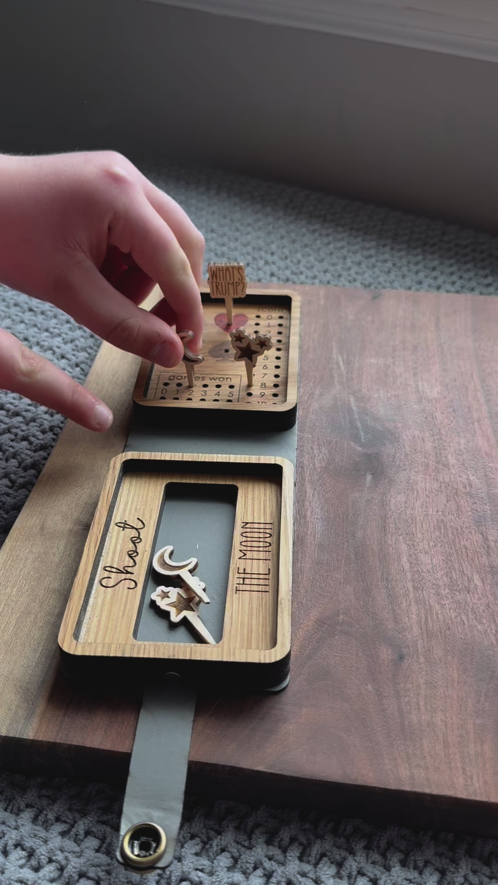 Travel Euchre Scoreboard Set