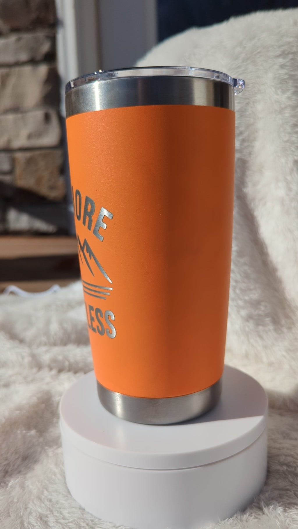 Hike More / Worry Less Tumbler